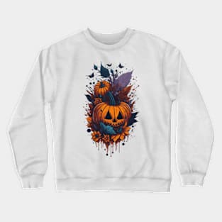 Harvest Lantern Glow - Halloween Crewneck Sweatshirt